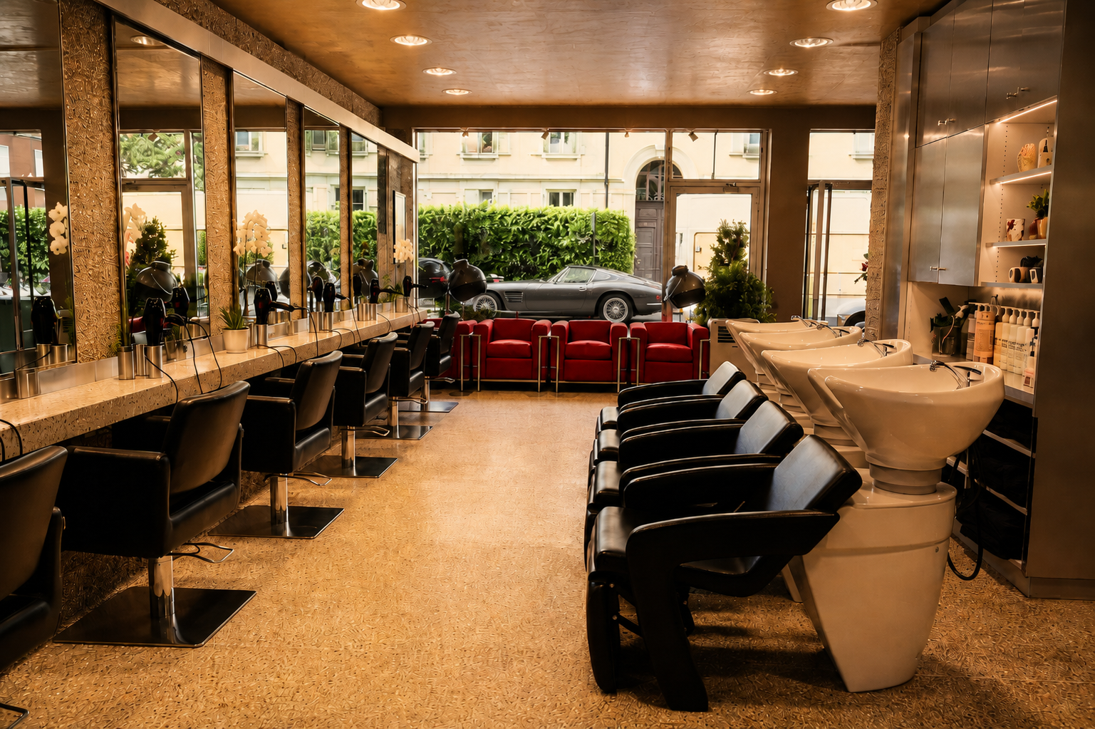 Accueil du salon Hairstylist Mousquines